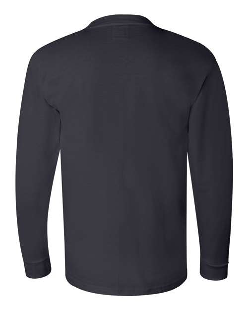 Bayside USA-Made Long Sleeve T-Shirt 6100 - Navy