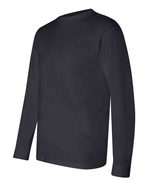 Bayside USA-Made Long Sleeve T-Shirt 6100 - Navy