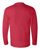 Bayside USA-Made Long Sleeve T-Shirt 6100 - Red