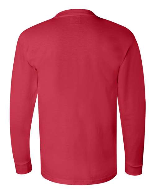 Bayside USA-Made Long Sleeve T-Shirt 6100 - Red