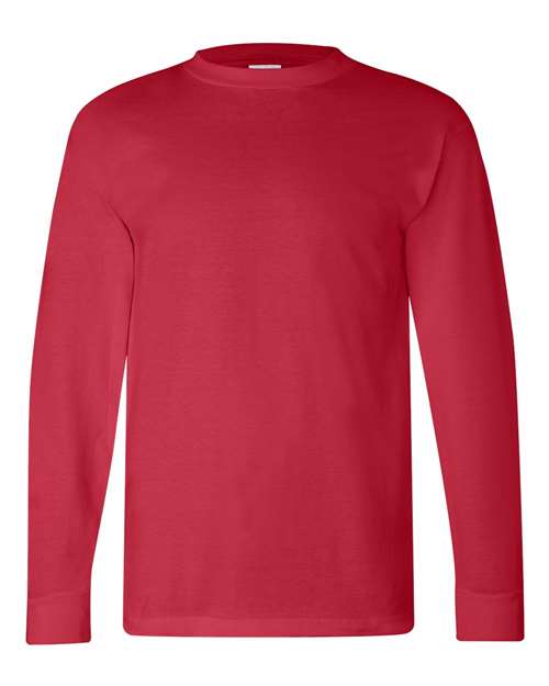 Bayside USA-Made Long Sleeve T-Shirt 6100 - Red
