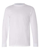 Bayside USA-Made Long Sleeve T-Shirt 6100 - White