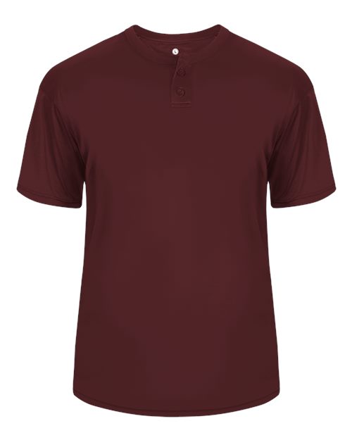 Alleson Athletic B-Core Placket Jersey 7930 - Maroon