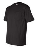 Bayside USA-Made Pocket T-Shirt 7100 - Black