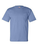 Bayside USA-Made Pocket T-Shirt 7100 - Carolina Blue