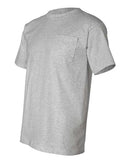 Bayside USA-Made Pocket T-Shirt 7100 - Dark Ash