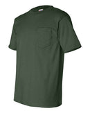 Bayside USA-Made Pocket T-Shirt 7100 - Forest Green