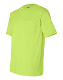Bayside USA-Made Pocket T-Shirt 7100 - Lime Green