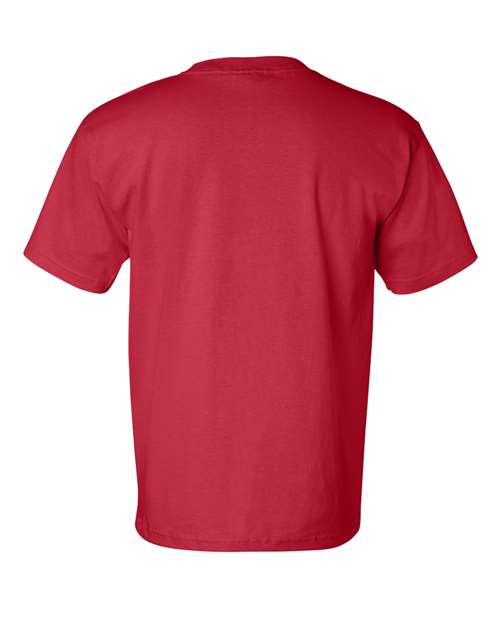 Bayside USA-Made Pocket T-Shirt 7100 - Red