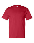 Bayside USA-Made Pocket T-Shirt 7100 - Red
