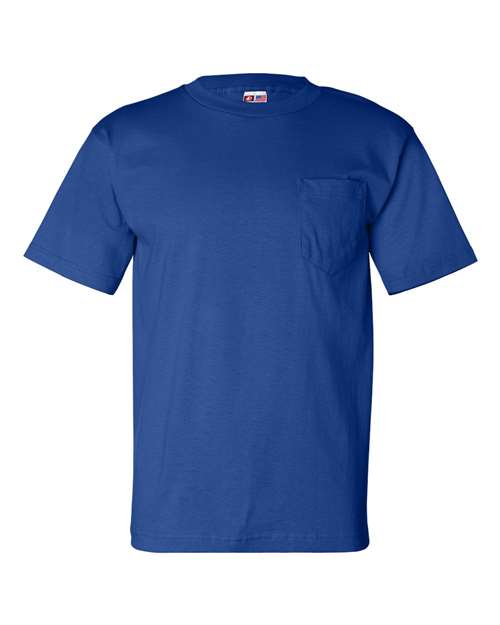 Bayside USA-Made Pocket T-Shirt 7100 - Royal Blue