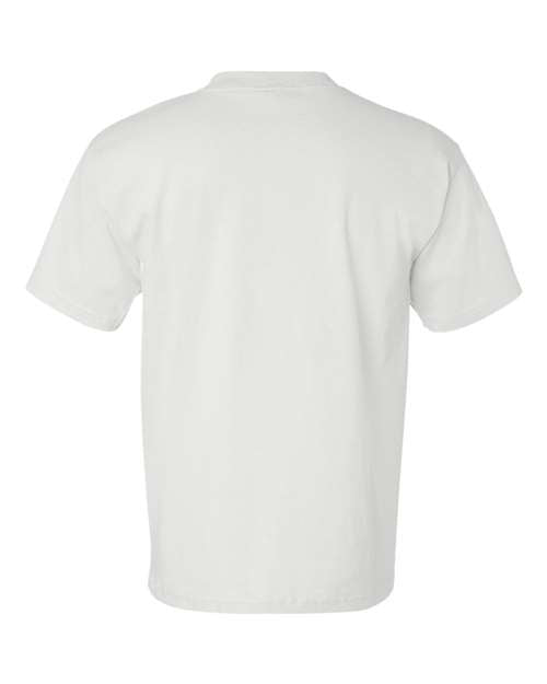 Bayside USA-Made Pocket T-Shirt 7100 - White