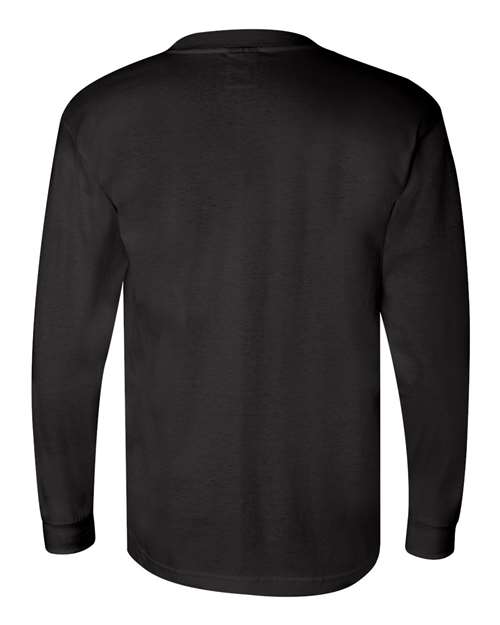 Bayside Union-Made Long Sleeve Pocket T-Shirt 3055