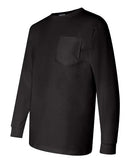 Bayside Union-Made Long Sleeve Pocket T-Shirt 3055
