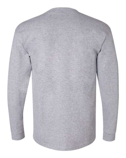Bayside Union-Made Long Sleeve Pocket T-Shirt 3055