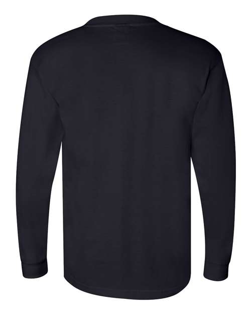 Bayside Union-Made Long Sleeve Pocket T-Shirt 3055