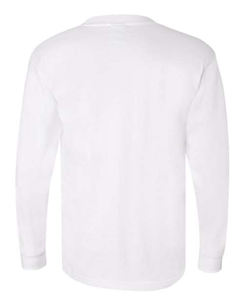 Bayside Union-Made Long Sleeve Pocket T-Shirt 3055