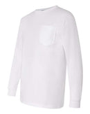 Bayside Union-Made Long Sleeve Pocket T-Shirt 3055
