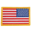 Rothco Iron On / Sew On Embroidered US Flag Patch . Item