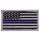 Rothco Thin Blue Line Police U.S. Flag Patch - Hook Back. Item