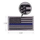 Rothco Thin Blue Line Police U.S. Flag Patch - Hook Back. Item