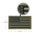Rothco OCP American Flag Patch With Hook Back. Item