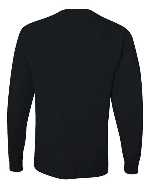 JERZEES Dri-Power® Long Sleeve 50/50 T-Shirt 29LSR - Black
