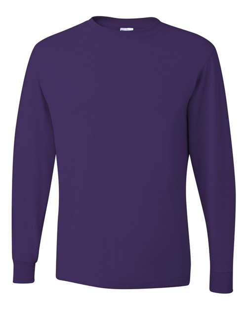 JERZEES Dri-Power® Long Sleeve 50/50 T-Shirt 29LSR - Deep Purple
