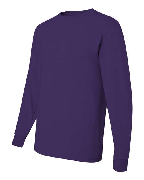 JERZEES Dri-Power® Long Sleeve 50/50 T-Shirt 29LSR - Deep Purple