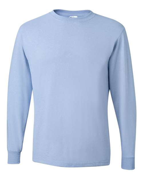 JERZEES Dri-Power® Long Sleeve 50/50 T-Shirt 29LSR - Light Blue