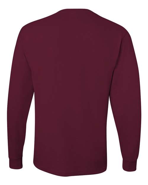 JERZEES Dri-Power® Long Sleeve 50/50 T-Shirt 29LSR - Maroon
