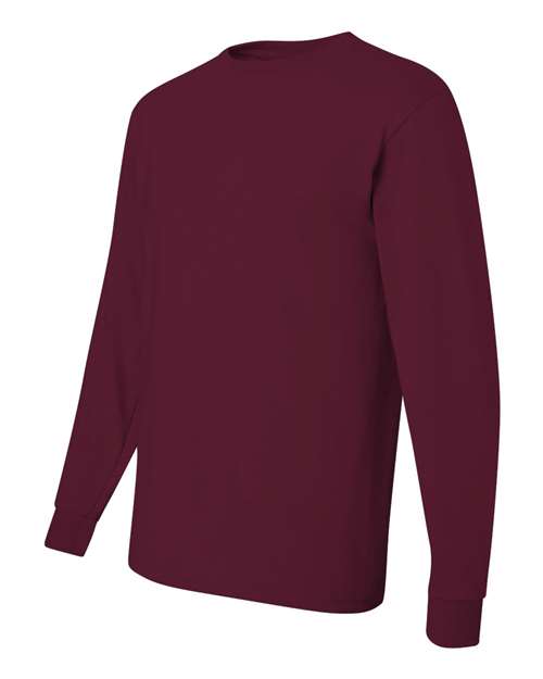 JERZEES Dri-Power® Long Sleeve 50/50 T-Shirt 29LSR - Maroon