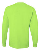 JERZEES Dri-Power® Long Sleeve 50/50 T-Shirt 29LSR - Safety Green