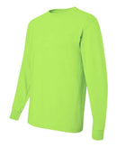 JERZEES Dri-Power® Long Sleeve 50/50 T-Shirt 29LSR - Safety Green