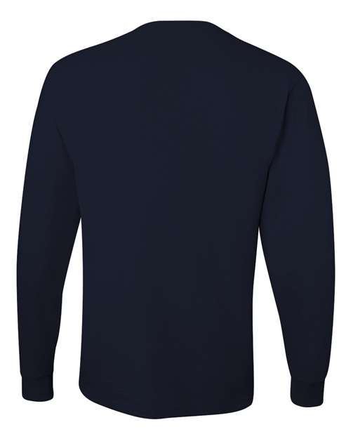JERZEES Dri-Power® Long Sleeve 50/50 T-Shirt 29LSR - J. Navy