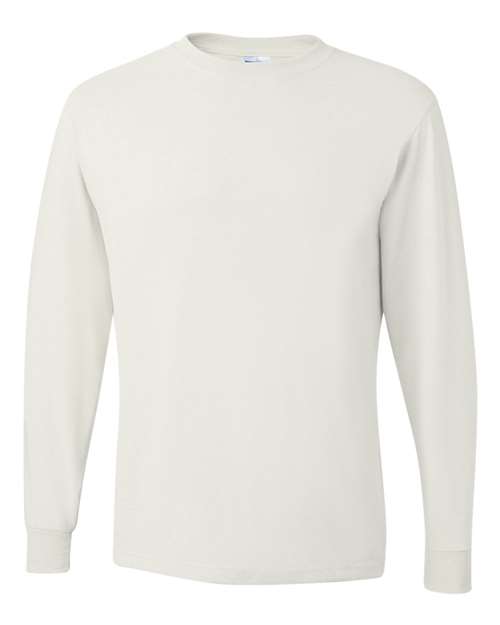 JERZEES Dri-Power® Long Sleeve 50/50 T-Shirt 29LSR - White