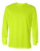 Badger B-Core Long Sleeve T-Shirt 4104 - Safety Yellow