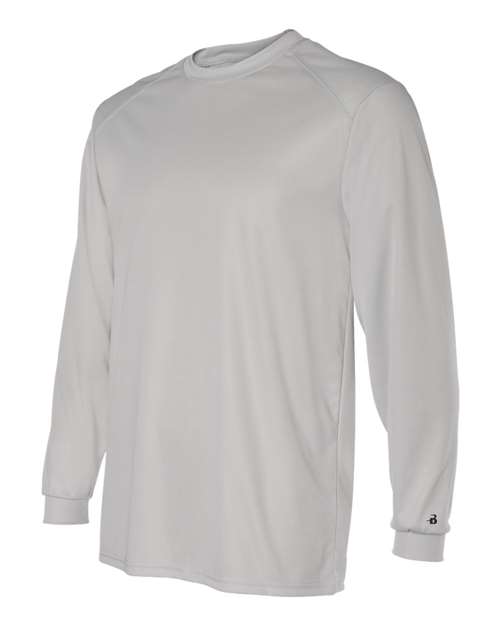 Badger B-Core Long Sleeve T-Shirt 4104 - Silver