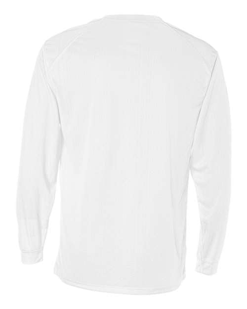 Badger B-Core Long Sleeve T-Shirt 4104 - White