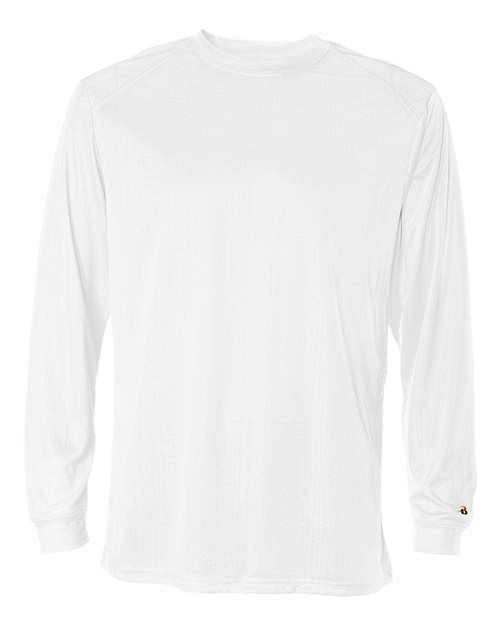 Badger B-Core Long Sleeve T-Shirt 4104 - White