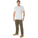 Rothco Solid Color T-Shirt with Cotton / Polyester Blend. Item