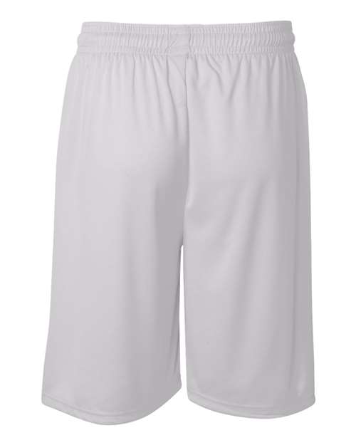 Badger B-Core 9" Shorts 4109 - White