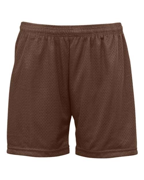 Badger Women's Pro Mesh 5" Shorts with Solid Liner 7216