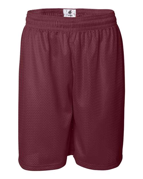 Badger Pro Mesh 9" Shorts 7209 - Cardinal
