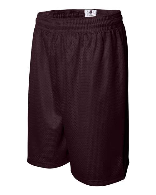 Badger Pro Mesh 9" Shorts 7209 - Maroon