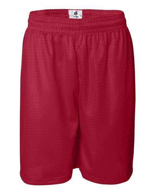 Badger Pro Mesh 9" Shorts 7209 - Red