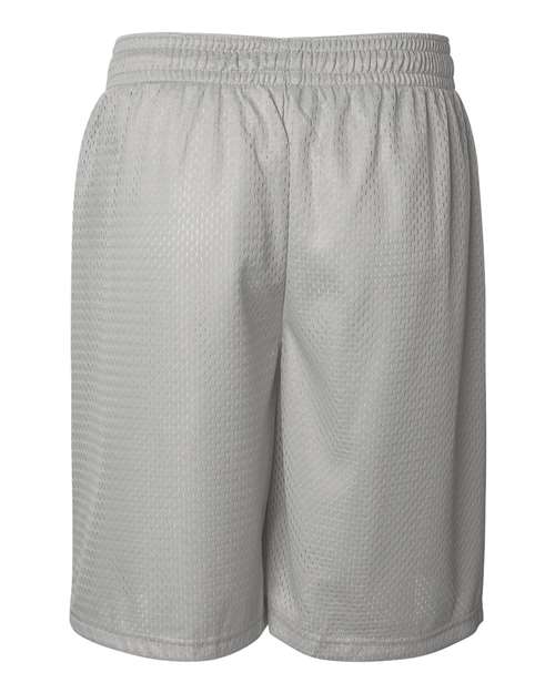 Badger Pro Mesh 9" Shorts 7209 - Silver