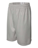 Badger Pro Mesh 9" Shorts 7209 - Silver