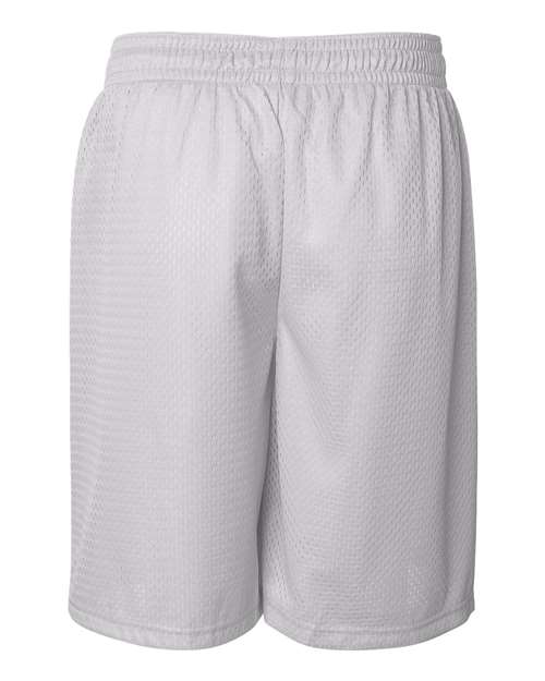 Badger Pro Mesh 9" Shorts 7209 - White