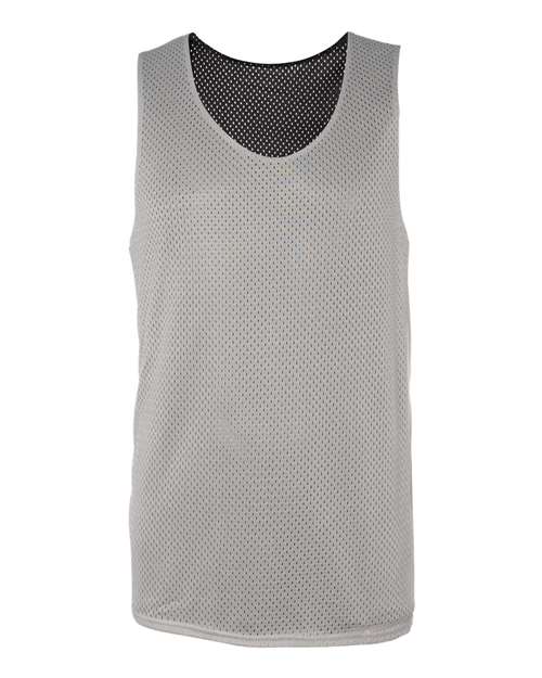 Badger Pro Mesh Reversible Tank Top 8529 - Silver/ Black